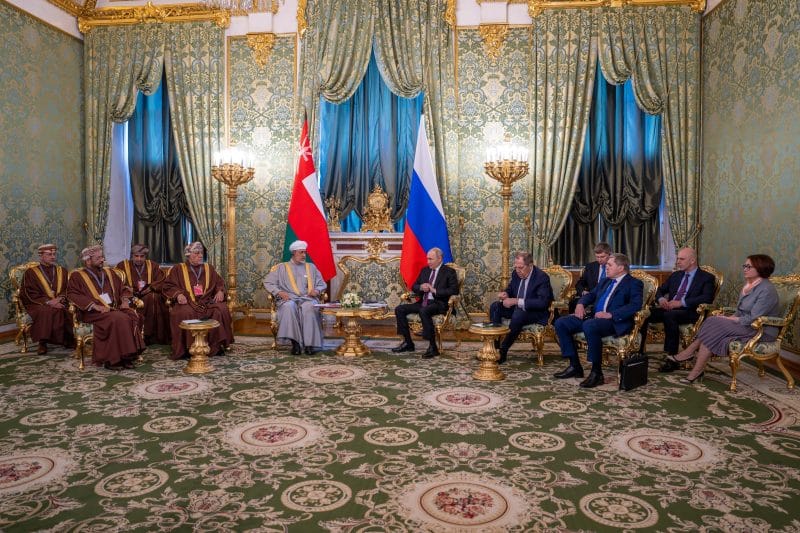 His Majesty: Talks with Russian President focused on strengthening ties