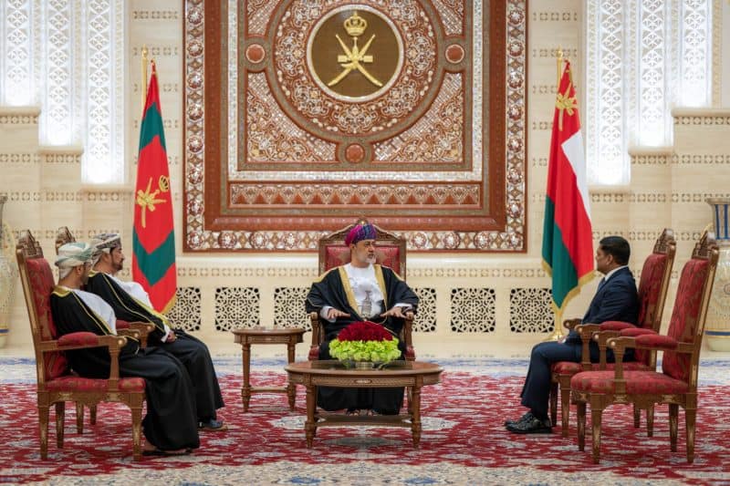 His Majesty receives credentials of Ambassador of Bangladesh