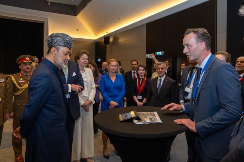 His Majesty meets heads of major Dutch companies