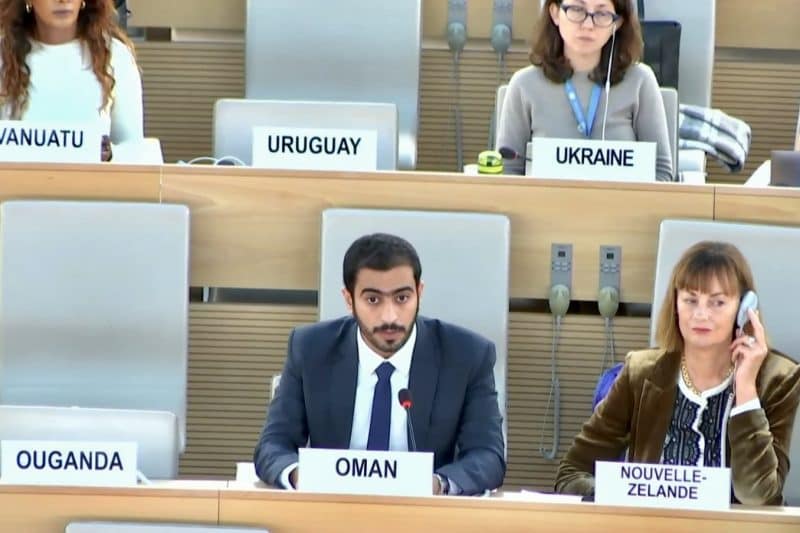 أحمد بن عبدالله السالمي يلقي بياناً أمام الاستعراض الدوري الشامل