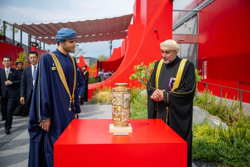 On His Majesty’s service, His Highness Sayyid Bilarab leads delegation for Oman Pavilion National Day at Expo 2025