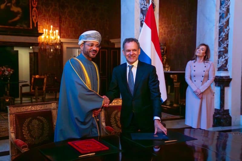 Oman and the Netherlands sign declaration