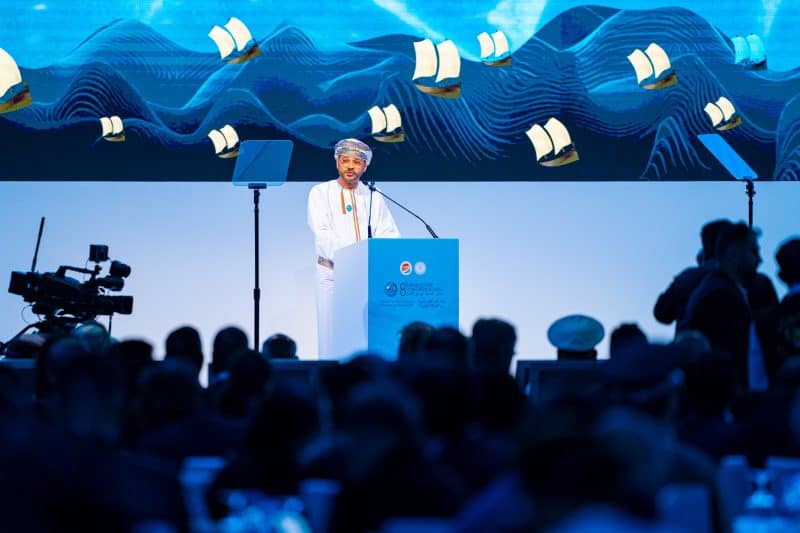 السيد بدر يتحدث في مؤتمر المحيط الهندي في مسقط