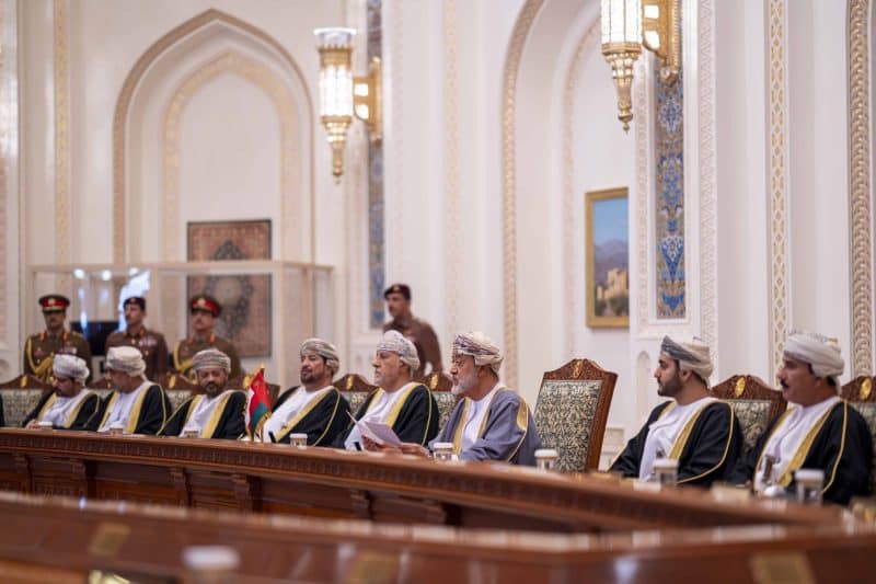 جلالةُ السُّلطان المُعظم والرئيسُ التّركي يعقدان جلسة مباحثاتٍ موسّعة