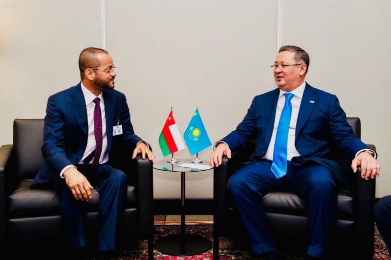 معالي السيد وزير الخارجية يلتقي وزير خارجية كازاخستان في نيويورك