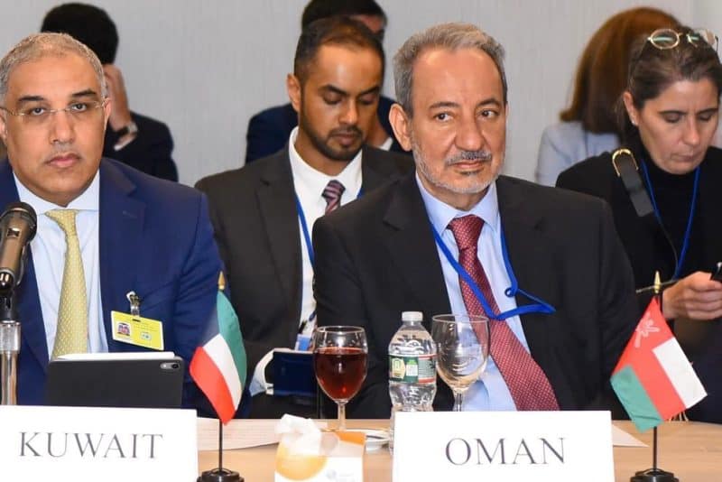 Oman at panel discussion on Gaza and a Arab League meeting in New York