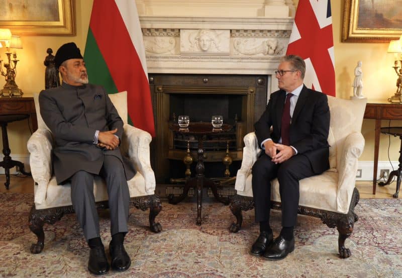 His Majesty The Sultan meets UK Prime Minister