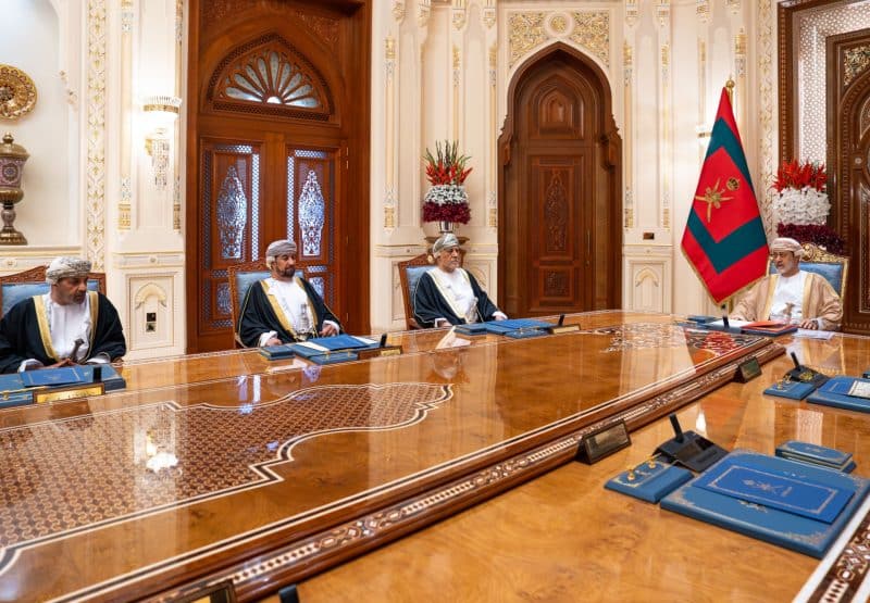 His Majesty presides over meeting of the Council of Ministers