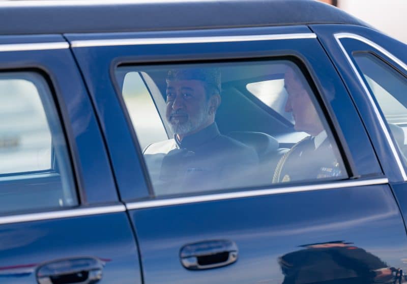 His Majesty arrives in the Netherlands
