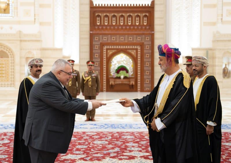 جلالة السُّلطان المعظّم يتقبّل أوراق اعتماد عددٍ من السفراء