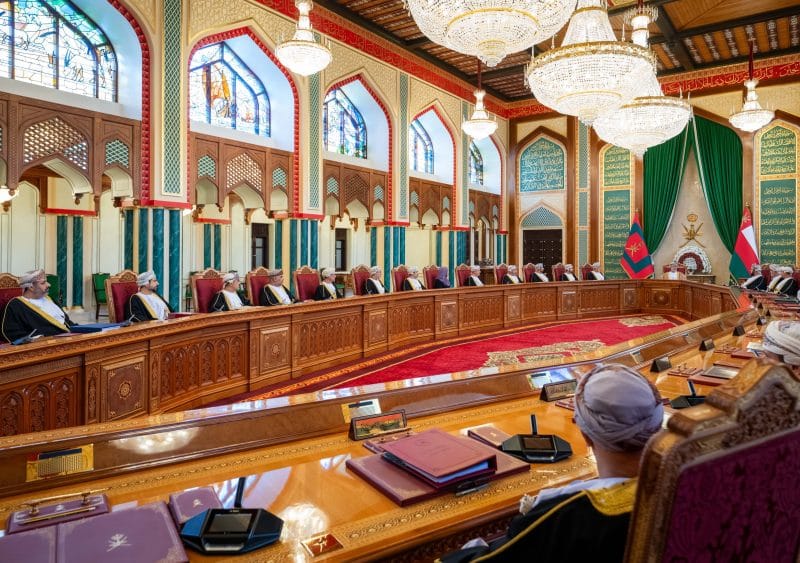 His Majesty presides over Cabinet Meeting