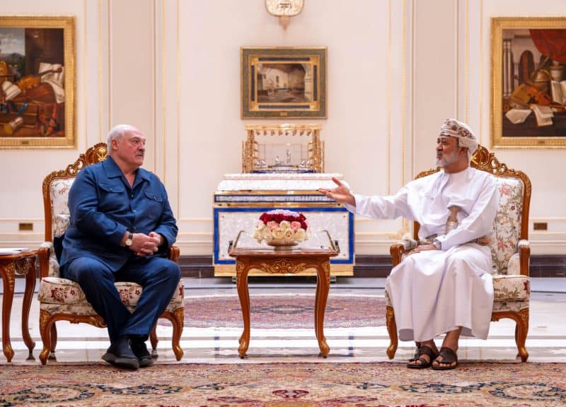 His Majesty receives President of Belarus