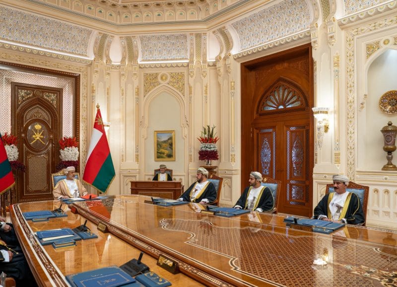 His Majesty presides over meeting of the Council of Ministers