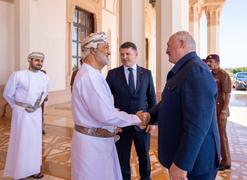His Majesty receives President of Belarus