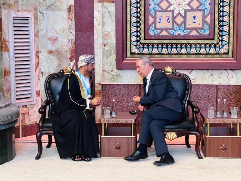 وزيرُ الخارجية يبحث مع نائب رئيس دولة فلسطين تطوُّرات القضية الفلسطينية