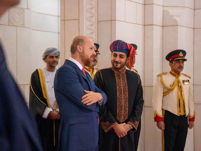His Majesty hosts dinner in honour of Turkish President