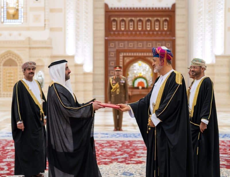 His Majesty The Sultan receives Ambassadors’ credentials