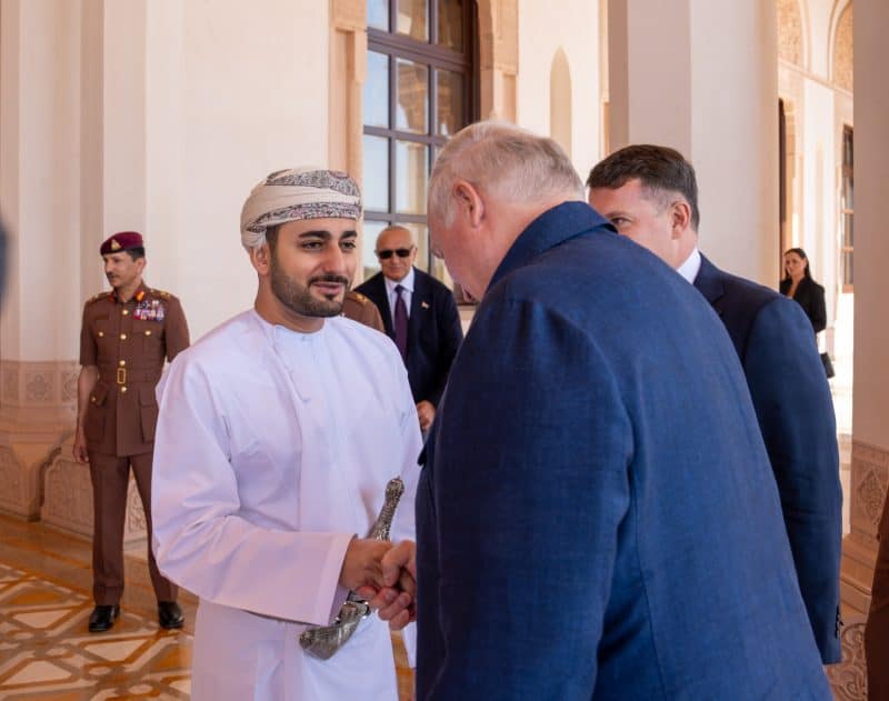 His Majesty receives President of Belarus