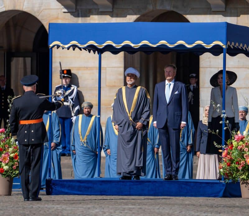 Official reception for His Majesty in the Netherlands