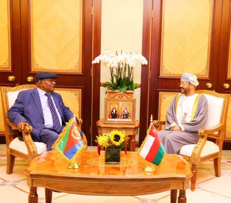 معالي السيد وزير الخارجية يستقبل وزير التجارة والصناعة الإريتري