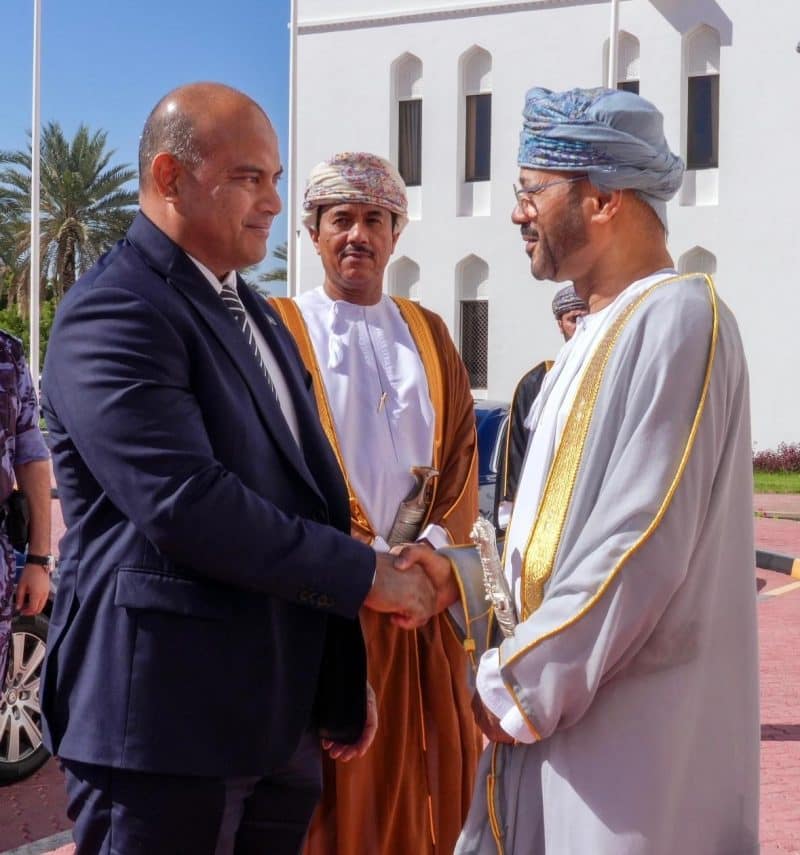 معالي السيد وزير الخارجية يستقبل فخامة رئيس جمهورية ناورو