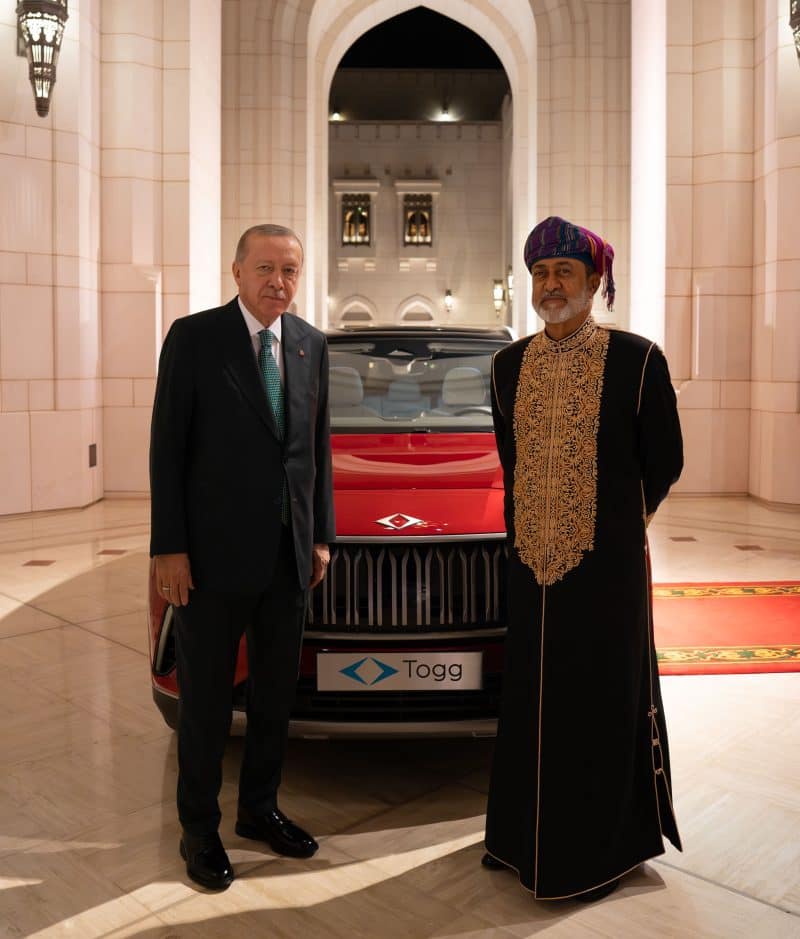 His Majesty hosts dinner in honour of Turkish President
