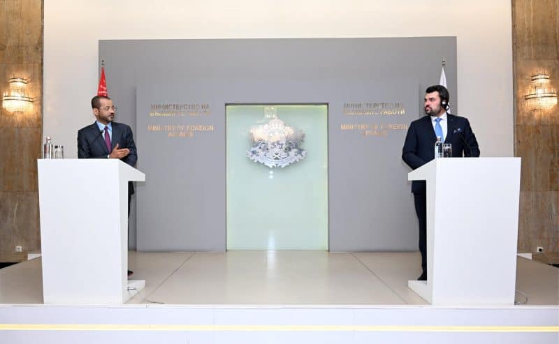 Press conference concludes political talks between Oman and Bulgaria