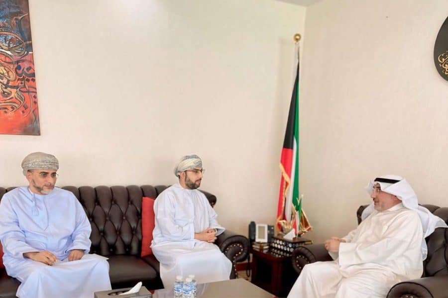 Kuwait: The Minister of Education and the Minister of Higher Education and Scientific Research receives the Ambassador of the Sultanate of Oman