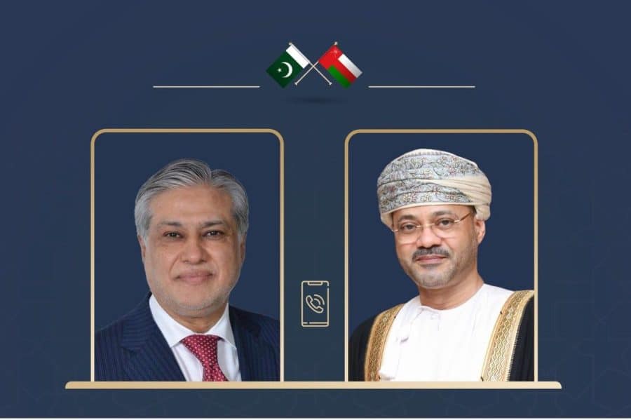 The Foreign Minister makes a phone call with the Deputy Prime Minister and Foreign Minister of Pakistan