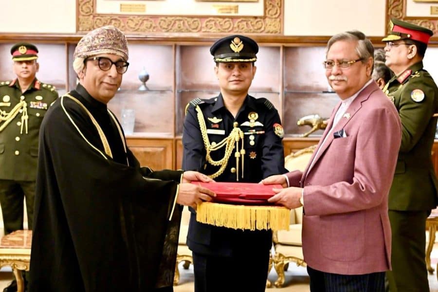 Oman’s Ambassador presents credentials to Bangladesh President