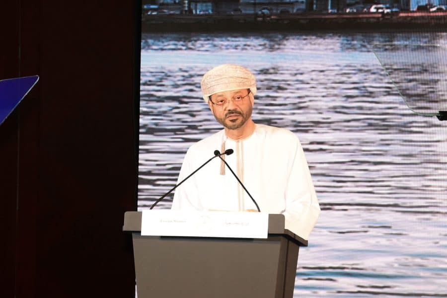 كلمة معالي السيد وزير الخارجية في منتدى عمان - سيبو الاستثماري