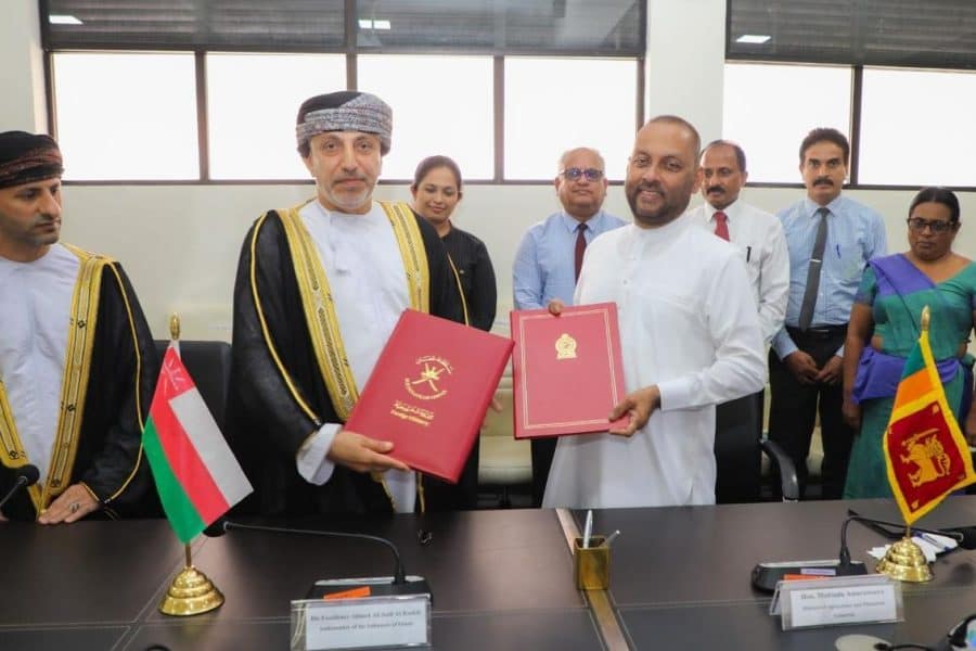 Sri Lanka: Signing a memorandum of understanding in the agricultural field