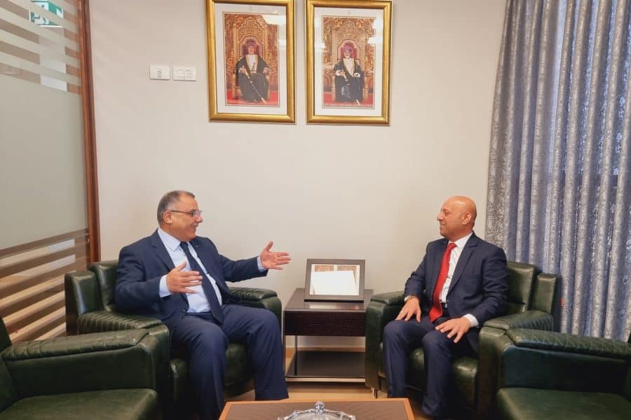 Palestine: Head of Mission receives editor of Al Quds newspaper