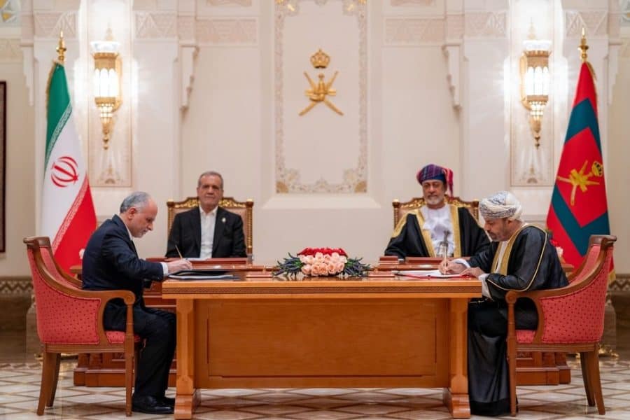 His Majesty and Iranian President grace signing of Agreements, MoUs