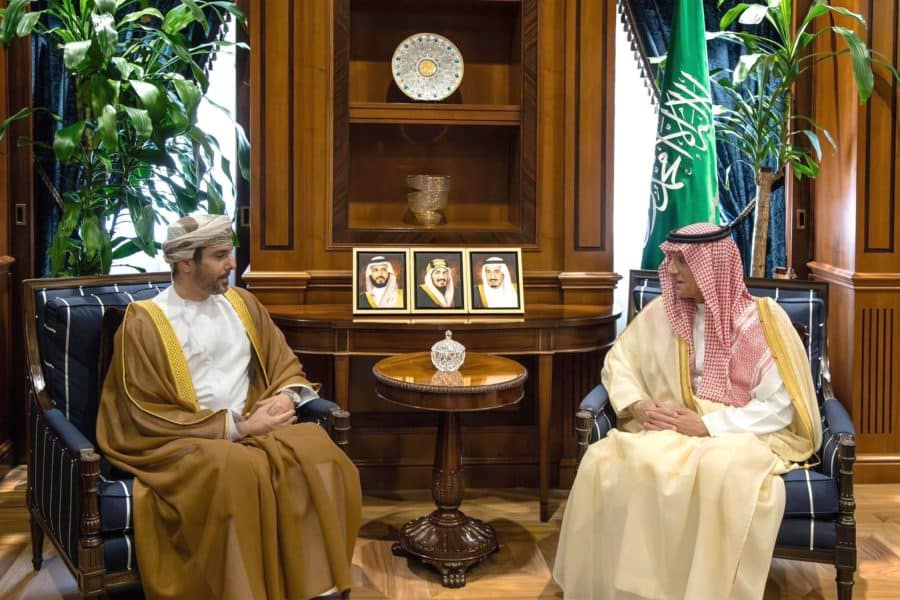 Saudi Arabia: Minister of state for foreign affairs receives Oman's Ambassador