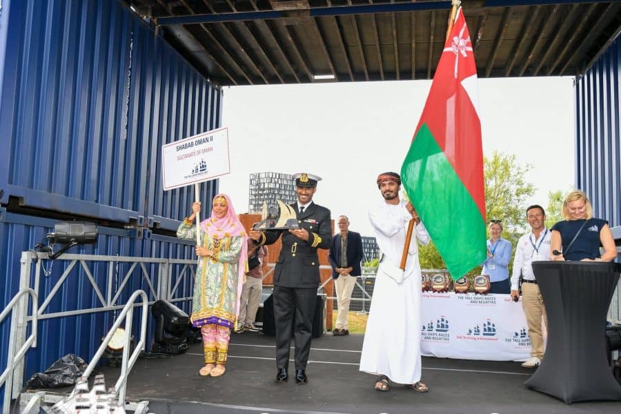 France: Shabab Oman II wins award at Sailing Festival