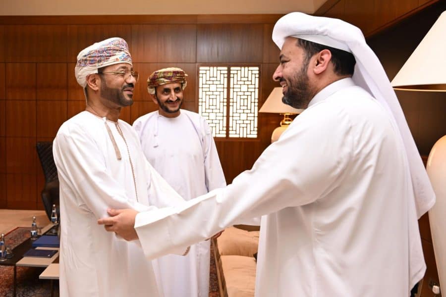 Minister meets with Qatari Minister of State for Foreign Affairs