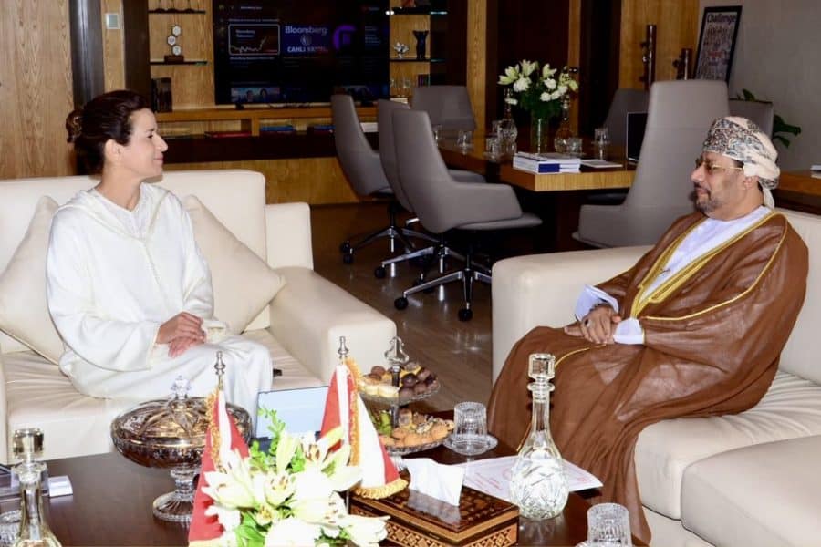 سفير السلطنة في المغرب يزور وزيرة الطاقة