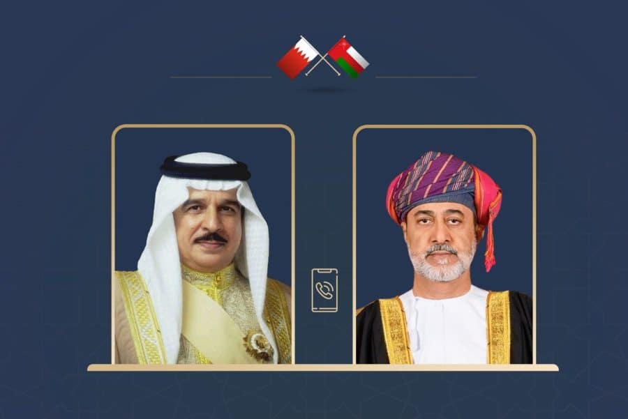 His Majesty receives phone call from King of Bahrain