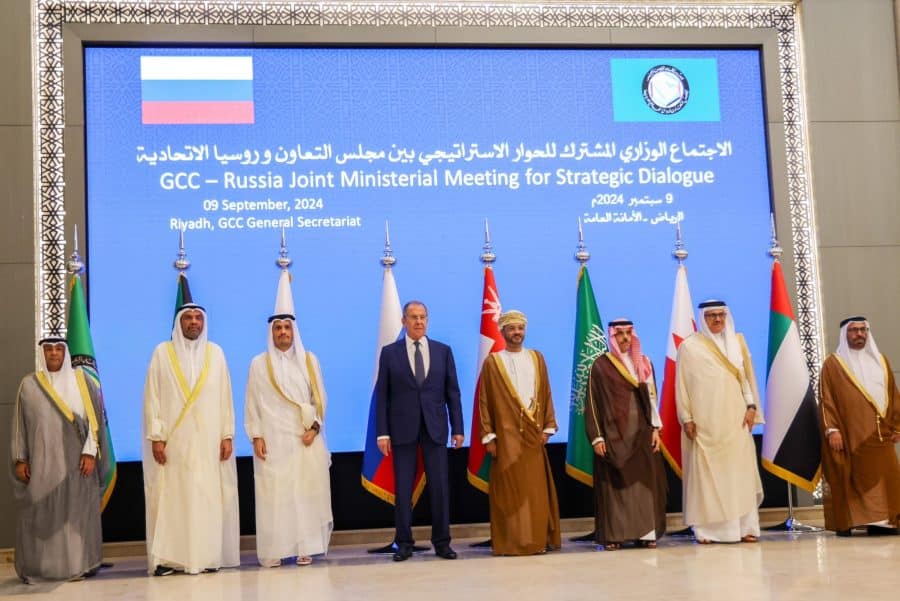 The meeting reviewed bilateral relations between the GCC countries and the Russian Federation and ways to enhance them.