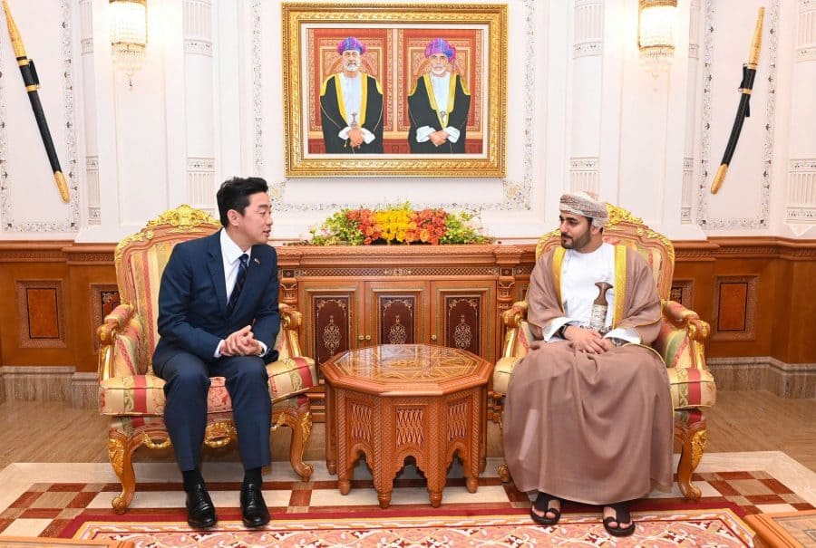 His Majesty receives written message from Korean President