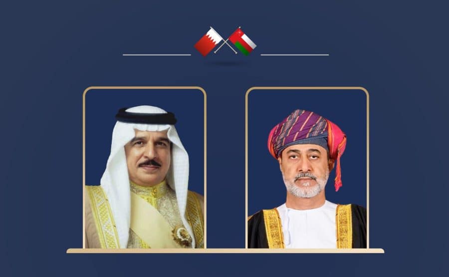 His Majesty discusses Middle East developments with King of Bahrain