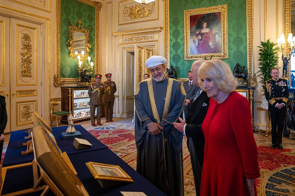 His Majesty tours Royal Collection Exhibition at Windsor Castle