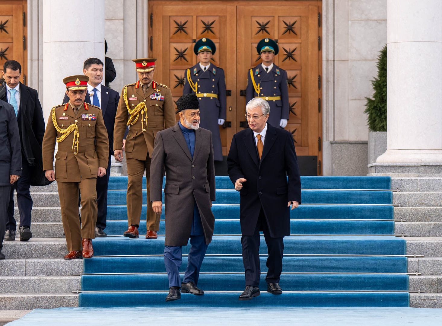 His Majesty concludes his visit to Kazakhstan