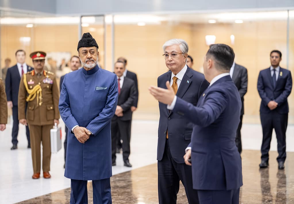 His Majesty visits Astana International Financial Centre