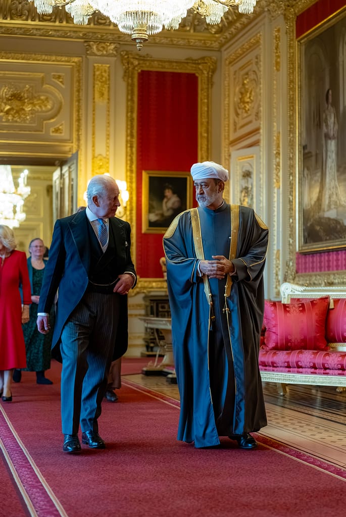 His Majesty and King Charles at Windsor Castle
