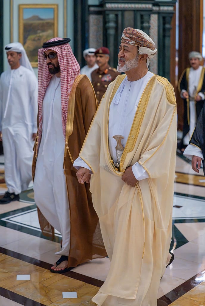 جلالة السُّلطان يستقبل نائب حاكم أبوظبي مستشار الأمن الوطني الإماراتي