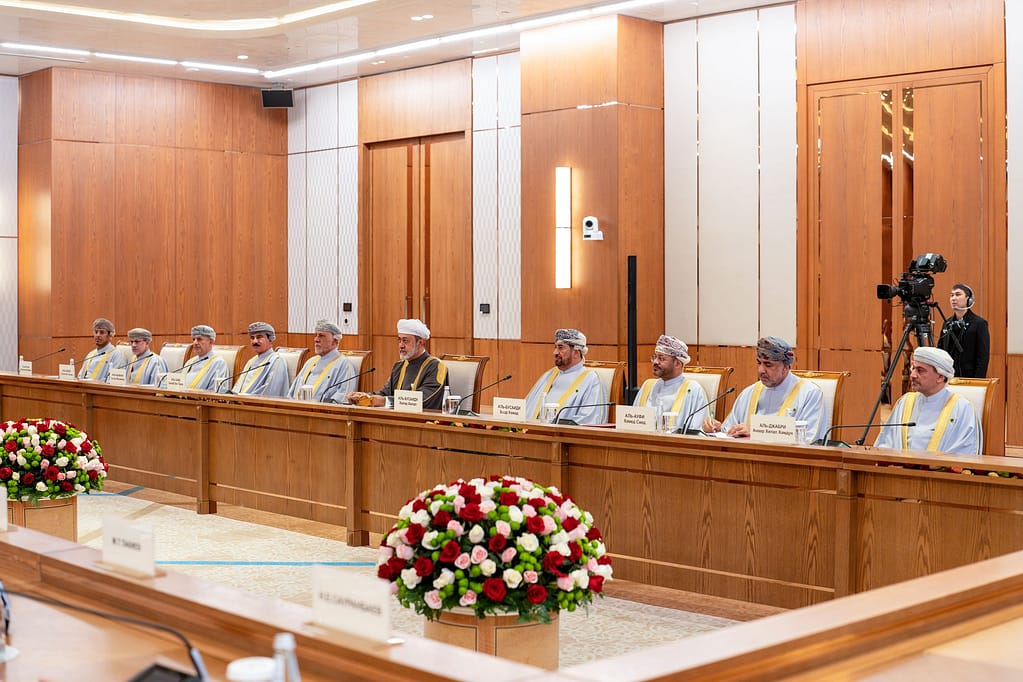 جلالةُ السُّلطان والرّئيسُ الكازاخستاني يعقدان جلستيْ مُباحثات ثنائيّةً ومُوسّعةً