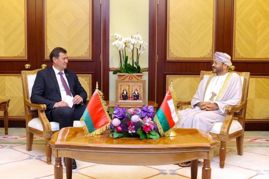 معالي السيد وزير الخارجية يستقبل نظيره البيلاروسي