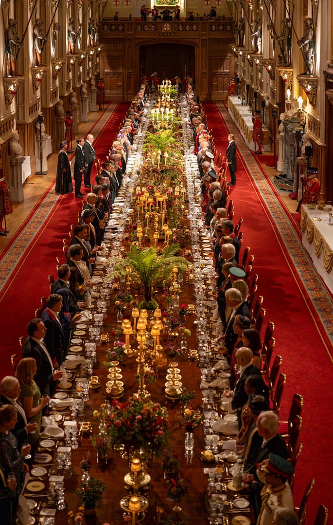 State Banquet for His Majesty at Windsor